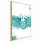 Plakat Ananas 40x60cm z ramą złotą bez marginesu | MIRAT. kolekcja b-C-0288-ao-a