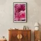 Plakat Piękne piwonie 21x30 cm z ramą czarną z marginesem | MIRAT.