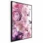 Plakat Wachlarz kwiatów 60x90 cm z ramą czarną bez marginesu | MIRAT.