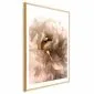 Plakat Miękkie płatki 60x90 cm z ramą złotą z marginesem | MIRAT.