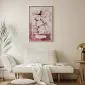 Plakat Delikatność wiosny 60x90 cm z ramą złotą bez marginesu | MIRAT.