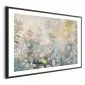 Plakat Gobelinowy wzór 42x29,7 cm z ramą czarną z marginesem | MIRAT.