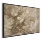 Plakat Ornamenty roślinno-kwiatowe 90x60 cm z ramą czarną bez marginesu | MIRAT.