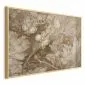 Plakat Ornamenty roślinno-kwiatowe 42x29,7 cm z ramą złotą bez marginesu | MIRAT.