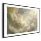 Plakat Zachwycająca gra kolorów 60x40 cm z ramą czarną z marginesem | MIRAT.