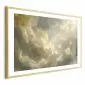 Plakat Zachwycająca gra kolorów 60x40 cm z ramą złotą z marginesem | MIRAT.