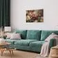 Plakat Piwonie 60x40 cm bez ramy z marginesem | MIRAT.