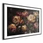 Plakat Kwitnące tulipany 30x21 cm z ramą czarną z marginesem | MIRAT.