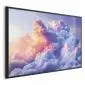Plakat Chmury 60x40 cm z ramą czarną bez marginesu | MIRAT.