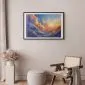 Plakat Symfonia barw 42x29,7 cm z ramą czarną z marginesem | MIRAT.