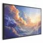 Plakat Symfonia barw 30x21 cm z ramą czarną bez marginesu | MIRAT.