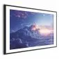 Plakat Nocne góry 42x29,7 cm z ramą czarną z marginesem | MIRAT.