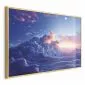 Plakat Nocne góry 42x29,7 cm z ramą złotą bez marginesu | MIRAT.