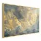 Plakat Ostatnie tchnienie dnia 30x21 cm z ramą złotą bez marginesu | MIRAT.