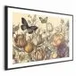 Plakat Kolorowe tulipany 42x29,7 cm z ramą czarną z marginesem | MIRAT.