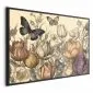 Plakat Kolorowe tulipany 30x21 cm z ramą czarną bez marginesu | MIRAT.