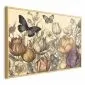 Plakat Kolorowe tulipany 60x40 cm z ramą złotą bez marginesu | MIRAT.
