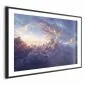 Plakat Słońce w ukryciu 60x40 cm z ramą czarną z marginesem | MIRAT.