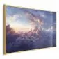 Plakat Słońce w ukryciu 42x29,7 cm z ramą złotą bez marginesu | MIRAT.