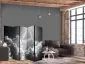 Parawan dwustronny Pejzaże 225x172 cm 5-częściowy czarny | MIRAT.