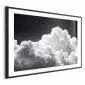 Plakat Gra słonecznego światła 60x40 cm z ramą czarną z marginesem | MIRAT.