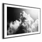 Plakat Chmury marzeń 30x21 cm z ramą czarną z marginesem | MIRAT.