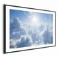 Plakat Niebiański spokój 30x21 cm z ramą czarną z marginesem | MIRAT.