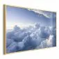 Plakat Podniebne pejzaże 60x40 cm z ramą złotą bez marginesu | MIRAT.