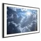 Plakat Ożywiona sceneria 42x29,7 cm z ramą czarną z marginesem | MIRAT.