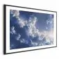 Plakat Gwiezdne chmury 90x60 cm z ramą czarną z marginesem | MIRAT.
