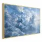 Plakat Ocean w powietrzu 60x40 cm z ramą złotą bez marginesu | MIRAT.