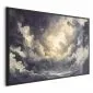 Plakat Gra światła 30x21 cm z ramą czarną bez marginesu | MIRAT.