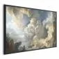 Plakat Słońce i cienie 90x60 cm z ramą czarną bez marginesu | MIRAT.