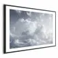 Plakat Astralny spokój 90x60cm z ramą czarną z marginesem | MIRAT. kolekcja b-H-10060-ao-a