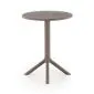 Stolik ogrodowy CALVO 60x60 khaki z tworzywa PVC do ogródka restauracyjnego I sklep meblowy MIRAT.