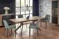 Stół BACARDI 160(220)x90 dąb/czarny rozkładany w stylu loft | MIRAT. w stylu LOFT kolekcja