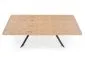 Stół BACARDI 160(220)x90 dąb/czarny rozkładany w stylu loft | MIRAT. w stylu LOFT kolekcja