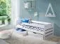 Łóżko dziecięce BLANDA 180x80 białe z barierką | MIRAT. w stylu kolekcja