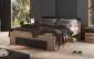 Łóżko BETA 180x200 dąb muavella/czarne z szufladą loftowe I sklep meblowy MIRAT. styl LOFT