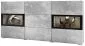 Komoda BAROS 2D3S 132 jasny beton HELVETIA | MIRAT. styl GLAMOUR kolekcja BAROS