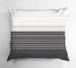 Pościel Bawełniana Greno Premium Bianco Nero 200x220 Czarna połysk MIRAT.