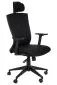 Fotel biurowy HG-0004F czarny ergonomiczny do biura | MIRAT.