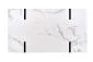 Ława BLANCA 110x60 biały marmur/czarna na metalowej podstawie | MIRAT. w stylu GLAMOUR kolekcja