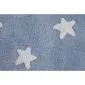 Dywan dziecięcy BLUE STARS WHITE 120x160 niebieski w białe gwiazdki | MIRAT.