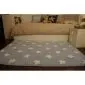 Dywan dziecięcy BLUE STARS WHITE 120x160 niebieski w białe gwiazdki | MIRAT.