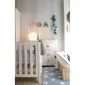 Dywan dziecięcy BLUE STARS WHITE 120x160 niebieski w białe gwiazdki | MIRAT.