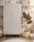 Szafa LEBEL z szufladami 3SZ 100cm kaszmirowa do salonu I sklep meblowy MIRAT. styl SKANDYNAWSKI kolekcja LEBEL