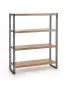 Regał BOLIVAR REG-1 metalowy z 4 półkami | MIRAT. styl LOFT kolekcja BOLIVAR