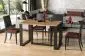 Stół rozkładany BORYS 130(290)x80 dąb złoty craft do salonu I sklep meblowy MIRAT. styl LOFT