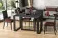 Stół rozkładany BORYS 130(330)x80 beton ciemny do salonu I sklep meblowy MIRAT. styl LOFT